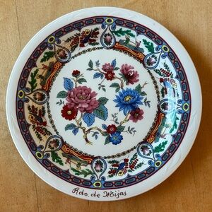Vintage Floral Fine China Plate, Mijas España